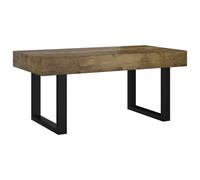 (dark brown) vidaXL Coffee Table MDF and Iron Centre Accent Table Furniture Multi Colours
