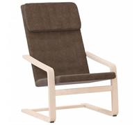 (dark brown) vidaXL Relaxing Chair Armchair Lounge Chair Sofa Office Seating Chair Fabric