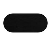 (dark brown) vidaXL Table Top Replacement Board DIY Dining Table Top Solid Wood Oak Oval