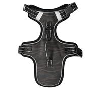 Dark Brown Wave Pattern Reflective Dog harnessing for Hound Dog Training Waterproof Animal Vest for Dogs chalecos para Perros