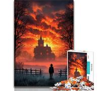 Dark Castle Jigsaw Puzzles for Adults 1000,for Educational Game Challenge Toy for Is Ideal As A Gift for The Whole Family 50x75cm