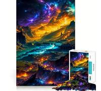 Dark Castle Puzzles for Adults 1000 Puzzles Memory Build Smooth Connection Home Enjoyable Home Art (38x26cm)