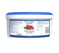 Dark Cherry Filling 2.5kg - Premium Fruit Filling for Baking, Desserts, Cakes & Pastries, Rich Flavour, Smooth Texture, Vegetarian Friendly Spread