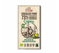 Dark chocolate 73% with olive oil 100 g (Vanilla - Cocoa)
