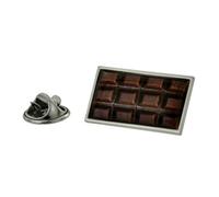 Dark Chocolate Bar Design Lapel Pin Badge