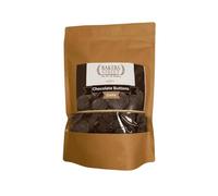 Dark Chocolate Buttons 500g Finest Belgian Couverture Chocolate | Rich, Intense Cocoa Flavor with Smooth, Velvety Textur | Baking Molding Decorating | Ideal for Chefs & Home Bakers By Bakers Street