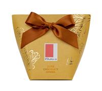Dark Chocolate Coated Crystallised Gingers in Bow Box, Palm Oil Free, 130g