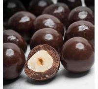 Dark Chocolate Coated Hazelnuts - Whole Roasted Nuts in Rich Dark Chocolate | Sweet Snack | Vegetarian | UK Seller | Premium Treat for Gifting, Sharing & Snacking (500 g)
