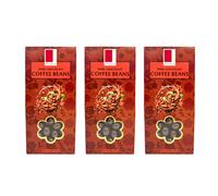 Dark Chocolate Coated Roasted Coffee Beans, Palm Oil Free, 150g (Pack of 3)