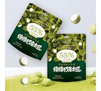 Dark chocolate cotton candy, chocolate marshmallow, matcha flavor chocolate fudge 52g, chocolate beans, fruit soft candy, candied snacks, wedding candy, Dim sum, dessert (Mocha flavour,10 packs)