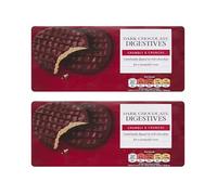 Dark Chocolate Digestives Biscuits, Crumbly and Crunchy, Generously Dipped in Rich Chocolate, 300g,Pack Of 2