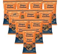 Dark Chocolate Fondant Ginger Creams Bag 120g - Ginger Cream Fondant Covered in a Fine Dark Chocolate (12 x Bags (Full Box))