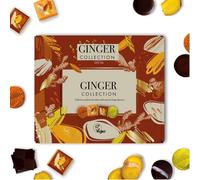 Dark Chocolate Ginger Collection - Infused with Spicy Ginger & Gingerbread Flavours Premium Chocolate Bar 165g - Whks