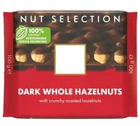 Dark Chocolate - Whole Hazelnuts Chocolate Bar 10 x 100G "Indulgence in every bite, a moment of pure decadence" Special For Easter
