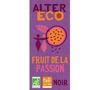 Dark chocolate with organic passion fruit 100 g