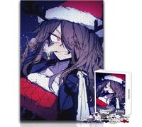 Dark Christmas Anime Girl 1000 Piece Jigsaw Puzzle for Teenagers Interactive Logical Thinking Game Ideal Memorable Occasion Gift Size 38x26cm