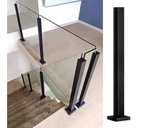 Dark Coffee 150cm Staase & Balcony Railing Posts Indoor Guard Rails Slish Balustrade & Fence Poles for Home Safe & Aesthetic Appeal
