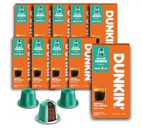 Dark Coffee Brazil 100 Coffee Capsules, 100% Brazilian Arabica, Medium Light Roast with Chocolaty Note & Mild Sweetness, Compatible with Nespresso Capsule Machines