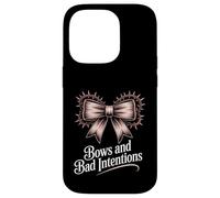 Dark Coquette Gothic Bows And Bad Intentions Feminine Case for iPhone 14 Pro