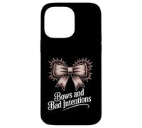 Dark Coquette Gothic Bows And Bad Intentions Feminine Case for iPhone 14 Pro Max