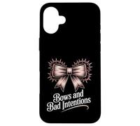 Dark Coquette Gothic Bows And Bad Intentions Feminine Case for iPhone 16 Plus