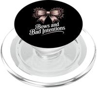Dark Coquette Gothic Bows And Bad Intentions Feminine PopSockets PopGrip for MagSafe
