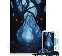 Dark Cursed Wood Adult Jigsaw Puzzle1000 Pieces Focus Train Snug Connection Family Enjoyable (38x52cm)