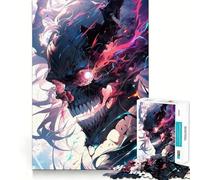 Dark Death Skull Jigsaw Puzzle for Adults 1000 Pieces Serene Game DownTime Game Pattern Build Xmas Gift (50x75cm)