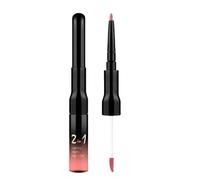 Dark Deep Brown Matte Lip Liner & 24H Wear Liquid Lipstick Set | Waterproof,Smudge Proof,Transfer Proof Long Lasting Peel off Lip Stain & Tint Combo for Women | Non-Drying,Velvet Matte Finish,02#