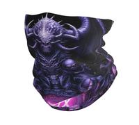 Dark Demon Lord With Pentagram Surrounded By Skulls And Bats Men Women Headscarf Washable Facial Decoration Windproof Face Protection For Tennis Workout Sports