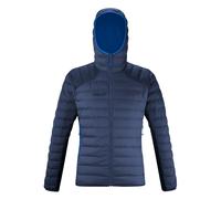 Dark Denim Warm Hoodie, male, Millet, Winter Jackets, Blue, 2XL, Jackets 2XL
