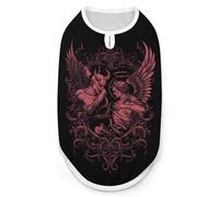 Dark Devil Angeled Dog Shirts Pet Costmes Sleeveless Puppy Tank Cat Clothes Top Vest