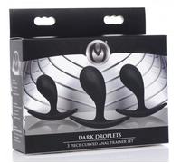 Dark Droplets 3 Piece Curved Anal Trainer Set