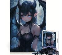 Dark Elf Beauty Jigsaw for Teenagers 1000 Pieces Calm Daily Fine Cut Joyful Challenge (38x26cm)