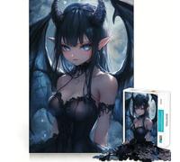 Dark Elf Beauty Jigsaw for Teenagers 1000 Pieces Calm Daily Fine Cut Joyful Challenge (38x26cm)
