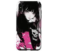 Dark Enchantment: Demon Anime Girl Goth Horror Case for iPhone XS Max