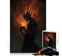 Dark Entity with Fiery Orb 1000 Pieces Jigsaws Adults Puzzles Think Smart Bright Print Home Activity Unique Gift (50x75cm)