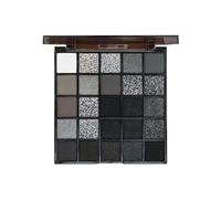 Dark Eyeshadow Palette, 25-Color Smoky Eye Makeup Set, Cool-Tone Powder Shadow Kit for Women, Beginners, Gothic Matte and Shimmer Blendable Eye Shades, 1 Piece
