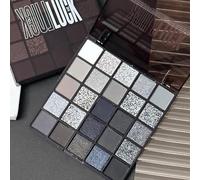 Dark Eyeshadow Palette - Gothic Smokey Eye Shadow Assortment, Cool Tone Eye-Shadow Range | Stylish Matte Glitter Eye-Pigmentation Set, 25-Color Smoky Eye-Powder Bundle for Girls, Women, Occasions