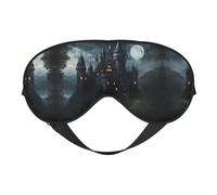 Dark Fairy Tale Castle01 Print Eye Mask,Silk-Like Sleep Mask,Night Sleeping Mask for Men Women,for Sleep Relaxation