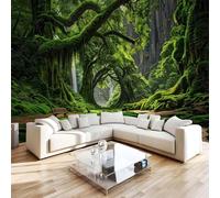 Dark Fantastical Forest 3D Photo Wallpaper Non-Woven Wall Mural Forest System Wall Mural Decoration Poste Premium Wallpaper Wall Art for Living Room Bedroom W366xH254 19yf186