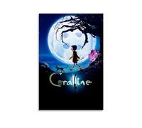 Dark Fantasy Animated Movie Coraline Art Poster Decorative Painting Canvas Wall Art Living Room Poster Bedroom Painting Wall Art Picture Print Modern Family Room Decor 40 x 60 cm