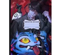 Dark Fantasy Anime Composition Notebook: K-Pop Inspired Boy Idol & Monster. Wide Ruled Paper for Teens, Girls, Boys, Students, and School Notes