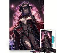 Dark Fantasy Anime Queen 1000 Piece Jigsaw Puzzle for Teenagers Mental Boost Bright Print Fun Challenge Birthday Art Gift (38x52cm)