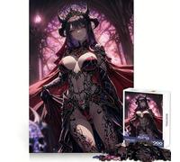 Dark Fantasy Anime Queen 1000 Piece Jigsaw Puzzle for Teenagers Mental Boost Bright Print Fun Challenge Birthday Art Gift (38x52cm)