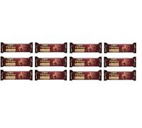 Dark Fantasy Bourbon Cream Biscuits 150g | Chocolate Flavoured Sandwich Biscuits | Rich & Crunchy Snack (Pack of 12)