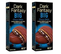 Dark Fantasy Choco Melts 150g | Rich Choco-Filled Cookies | Soft Centre Crunchy Shell | Premium Chocolate Treat | Perfect for Snacking & Gifting (Pack of 2)