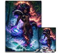 Dark Fantasy Demoness Jigsaw Puzzles for Adults 1000 Piece Paper Puzzles Perfect for Birthday Christmas 1000 PCS(38x26cm)