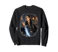 Dark Fantasy Fae, silver, sword, romance, leather, court Sweatshirt