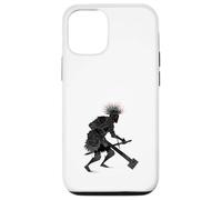 Dark Fantasy Warrior Knight Woodblock Art Armor Case for iPhone 12/12 Pro